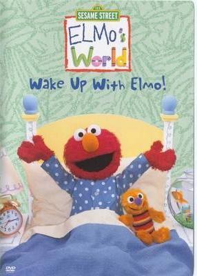 Cover of an Elmo’s World video titled ‘Wake Up With Elmo’